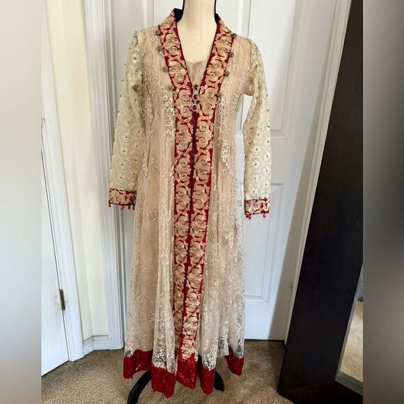 PAKISTANI DESIGNER FORMAL DRESS INDIAN
CUSTOM MADE 3 PIECE - Picture 2 of 10